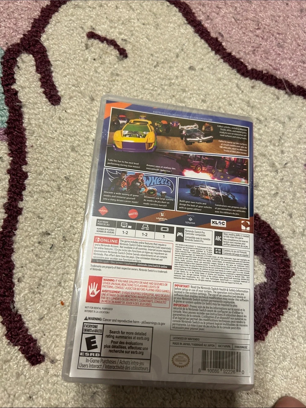 Nintendo Switch Hot Wheels Unleashed 2 Turbocharged - Red, Orange, Green